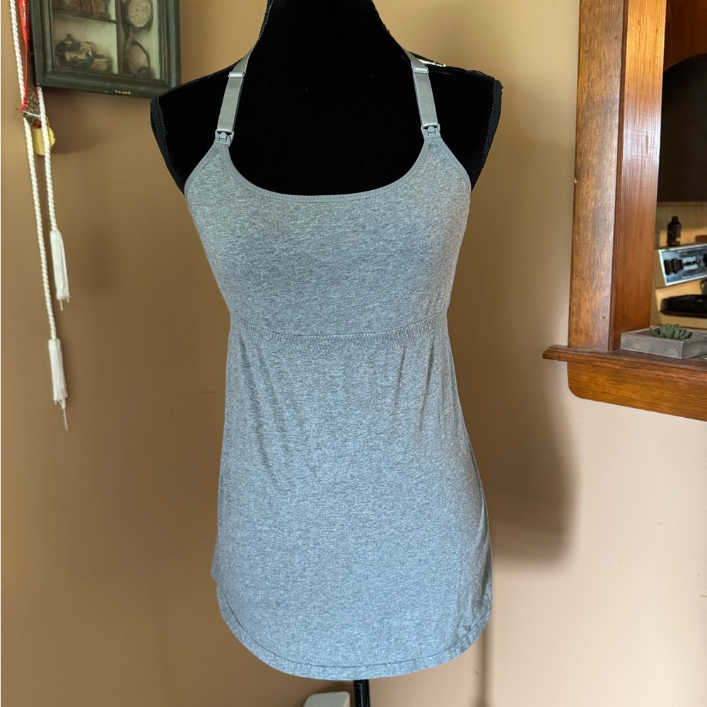 Elegant Heather Gray Women's Tank Top